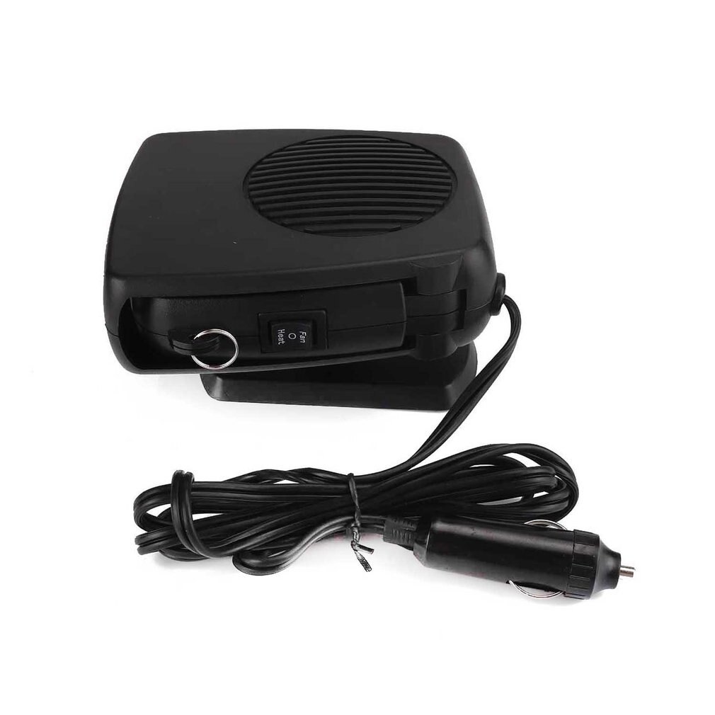 Draagbare Auto Ventilator 2 In 1 Elektrische Auto Ventilator Met Koeling & Verwarming Functie Ontdooier 12V 3-outlet Plug Sigarettenaansteker