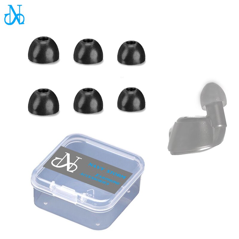 Oreillettes en mousse à mémoire de forme pour Klipsch T5 II, véritables écouteurs sans fil de remplacement, embouts pour T5 L/M/S