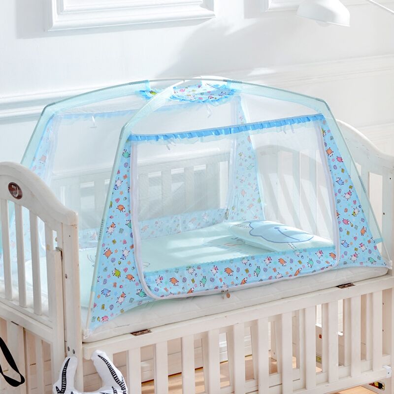 Moustiquaire Portable | Lit de bébé pliable, dessin animé, soutien-bas, tentes de berceau, moustiquaires pour enfants de moins de 10 ans