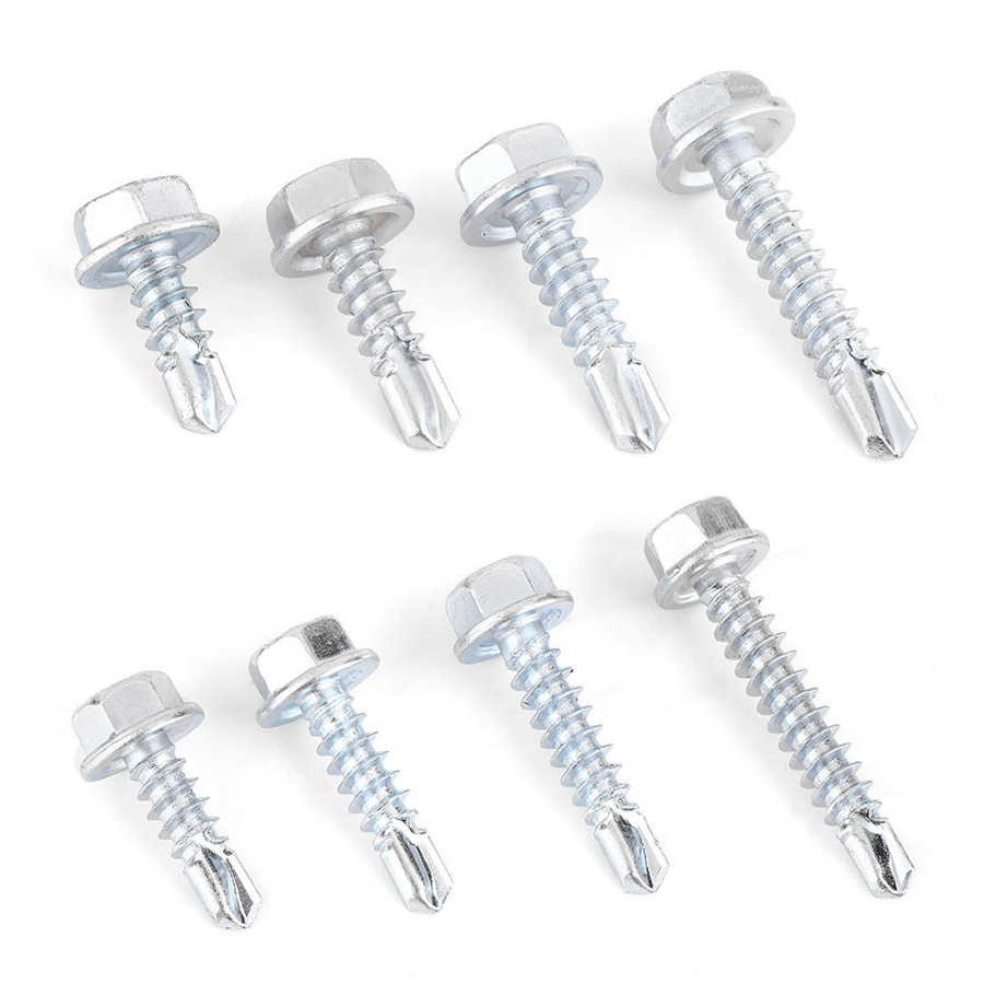 200PCS SELF TAPPING SCREWS METAL SELF TAPPING DRILL SCREWS ASSORTMENT KIT is