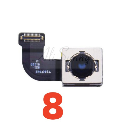 AliSunny 1 stks Terug Camera Flex Kabel voor iPhone X XS XR 11 Pro Max 7 8 6 6 S Plus Achteruitrijcamera Belangrijkste Grote Cam Vervangende Onderdelen: zwart