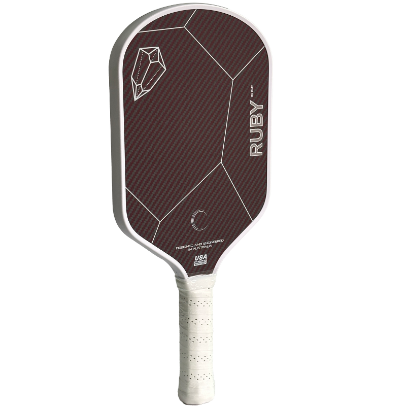 RUBY Kevlar Pickleball Paddle Polymer Honeycomb Core 16 MM Perfect for Control and Top Spin&Slicing Balanced Power and Control