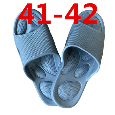 XiaoMi mijia slippers EVA soft bottom comfortable non-slip wear-resistant shock absorption summer sandals home bathroom: Light blue 41-42