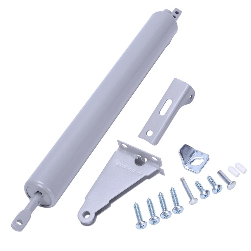 White Heavy-Duty Door Pneumatic Closer for Standard Storm Doors