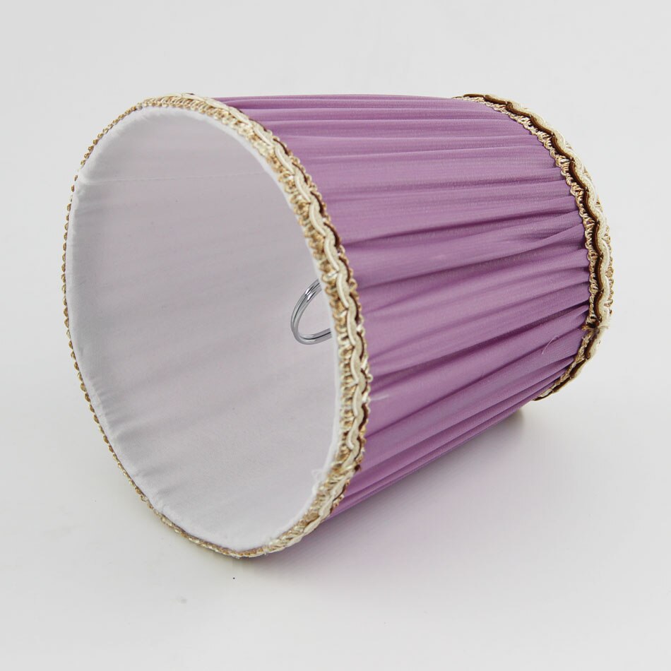 DIA 13.5cm/ 5.31 inch Chandelier Lamp Shade: Beautiful Designs To Illuminate Your Home, Purple Color Mini lampshades,Clip On