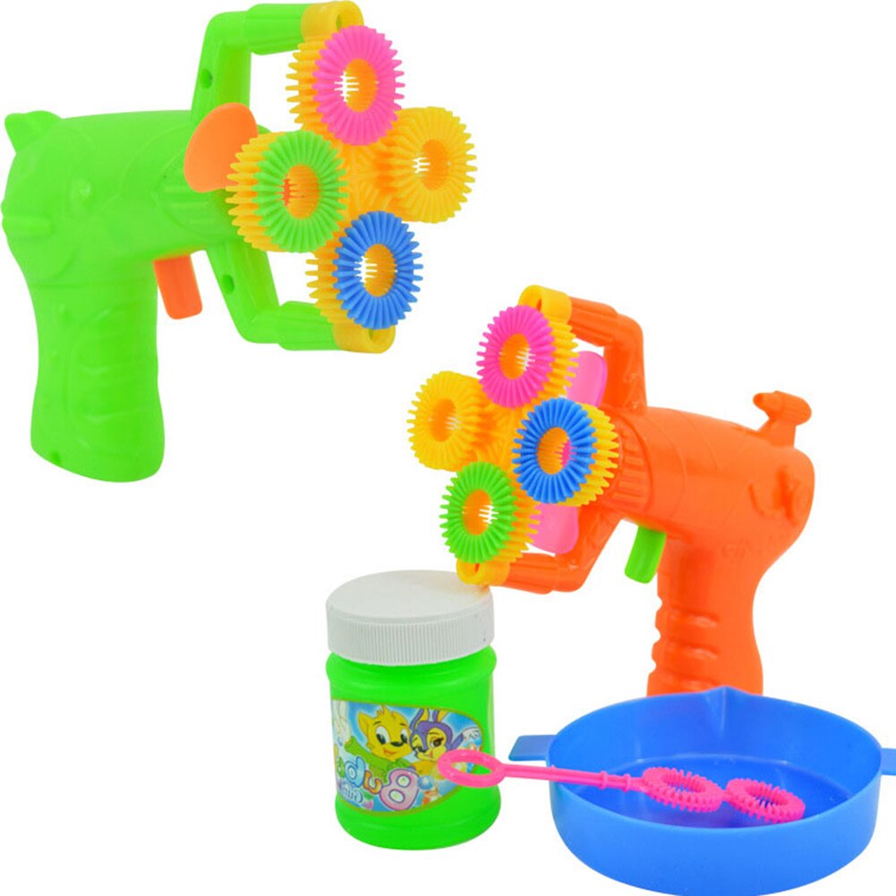 Bubble Machine Toy 4 Hole Electric Automatic Bubble Blower Maker Machine Outdoor Sports Kids Toy Developmental Toy