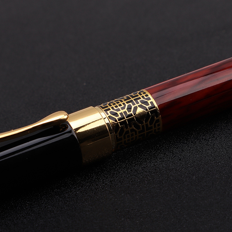 1pcs luxury fountain pen high-end office business pen fine wood grain signature fountain pen