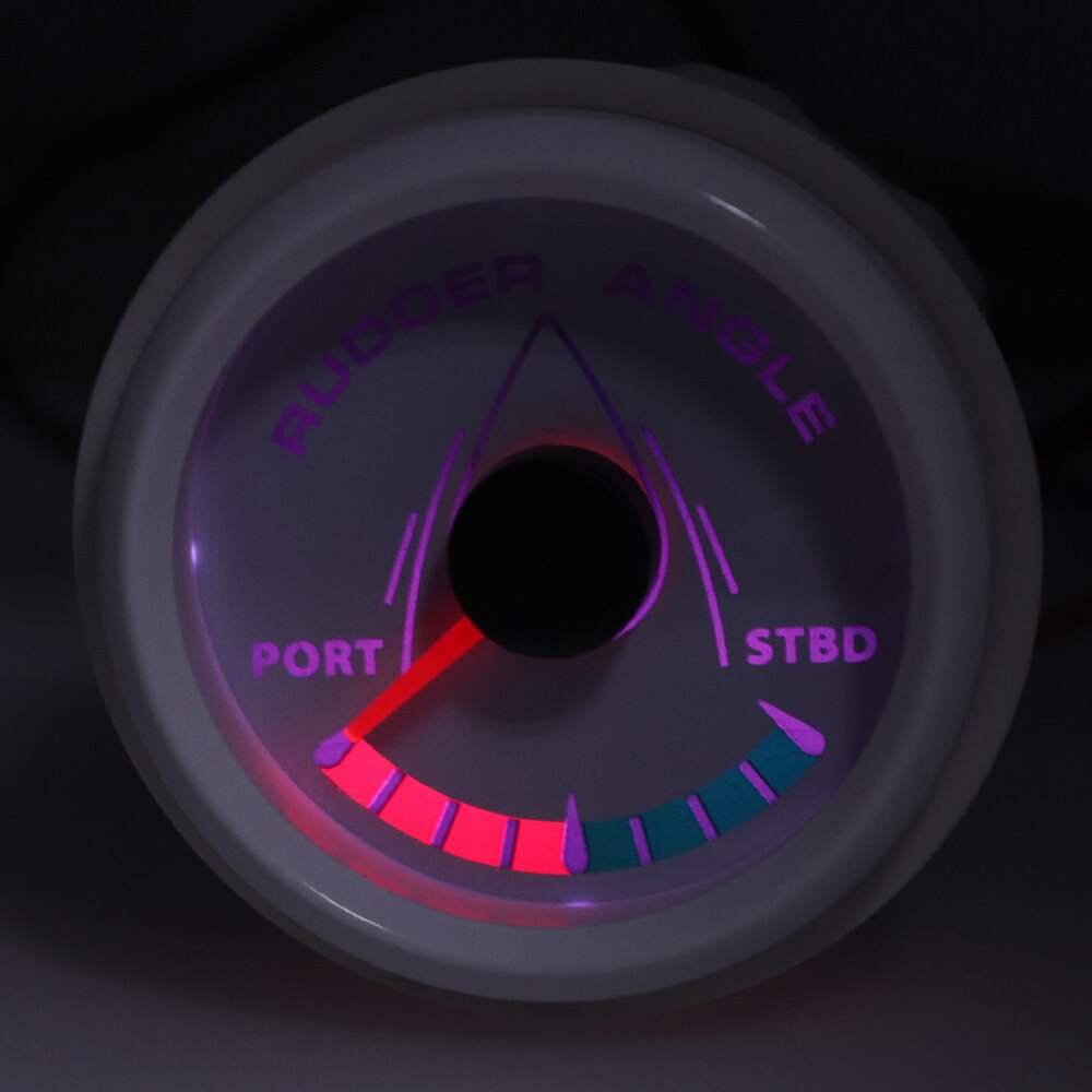 52mm Wasserdichte rüder Winkel Meter Messgerät Stiefel Instrument mit 8 Arten Hintergrundbeleuchtung