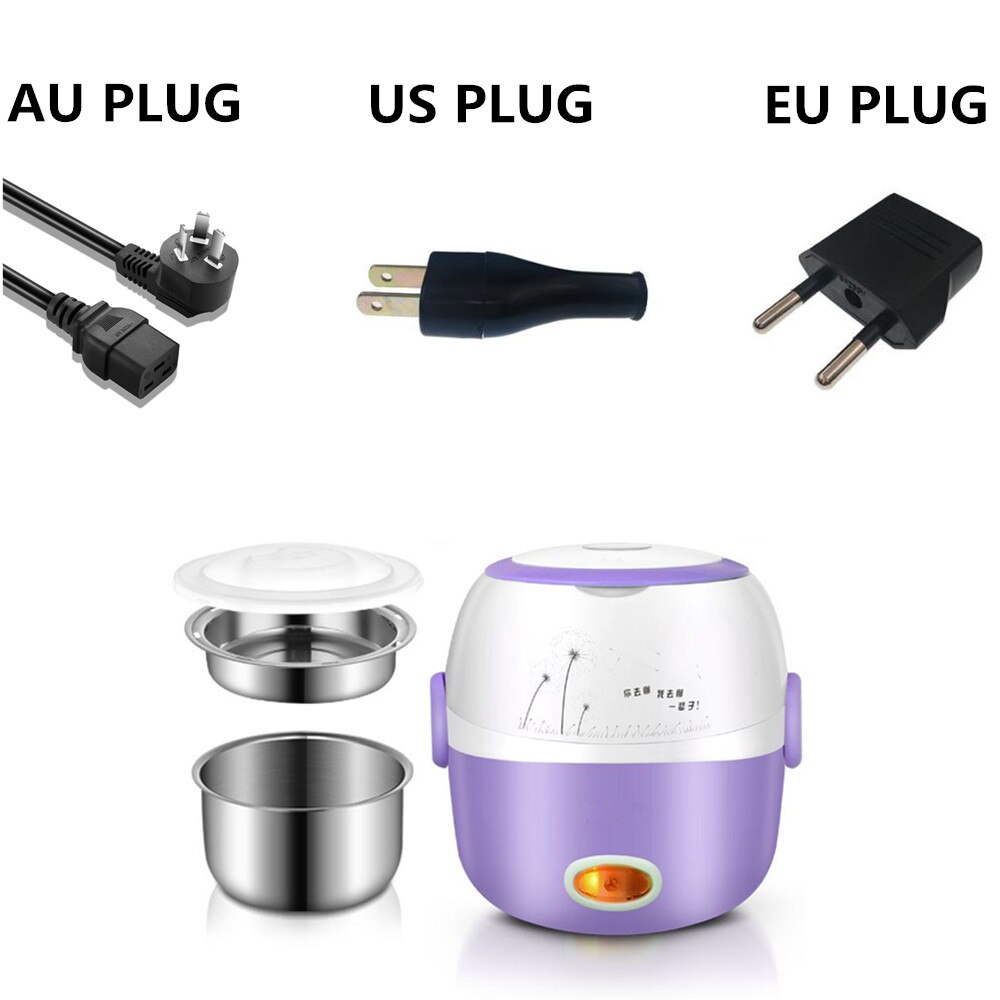 Thermocup Trasporto di Goccia Riscaldato Contenitori Per Alimenti 220v Spina di Ue Multifunzionale Scatole di Pranzo Riscaldato Thermos per il Cibo con Contenitori