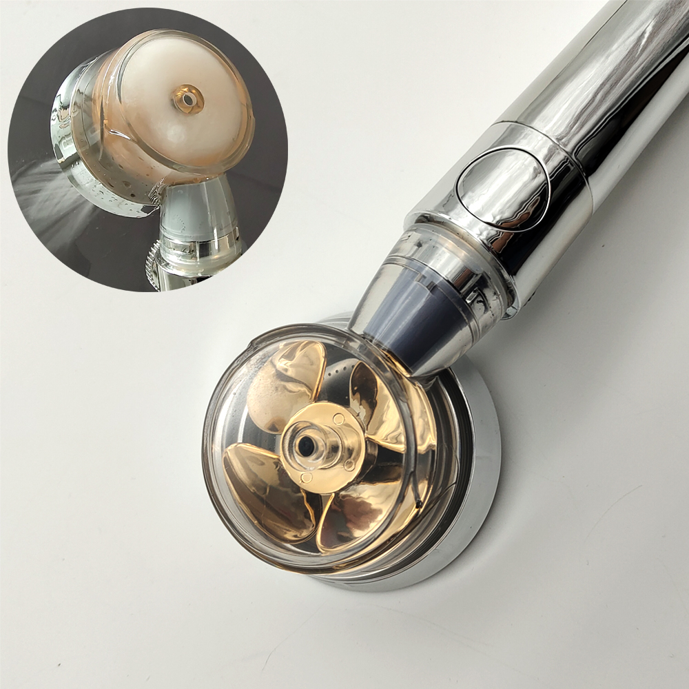 Pommeau de douche avec bouton d&#39;arrêt, économie d&#39;eau, haute pression, buse de pulvérisation, accessoires de salle de bain, nouveauté