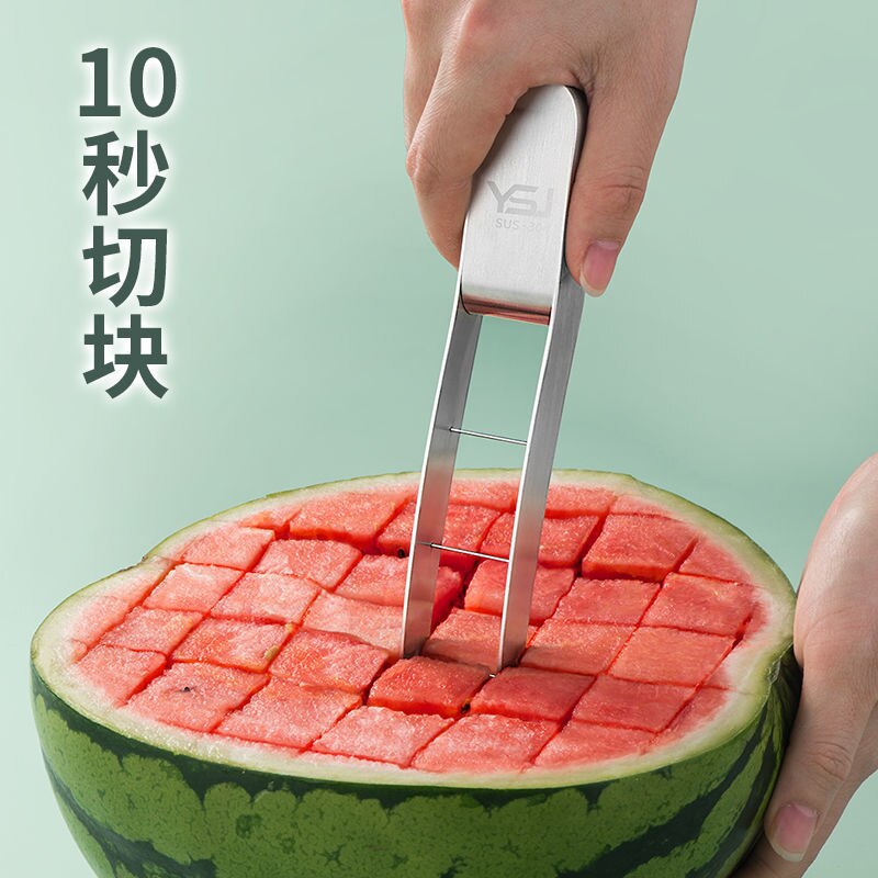 Watermelon dicing artifact stainless steel 304 melon dicing divider fancy watermelon cutting artifact