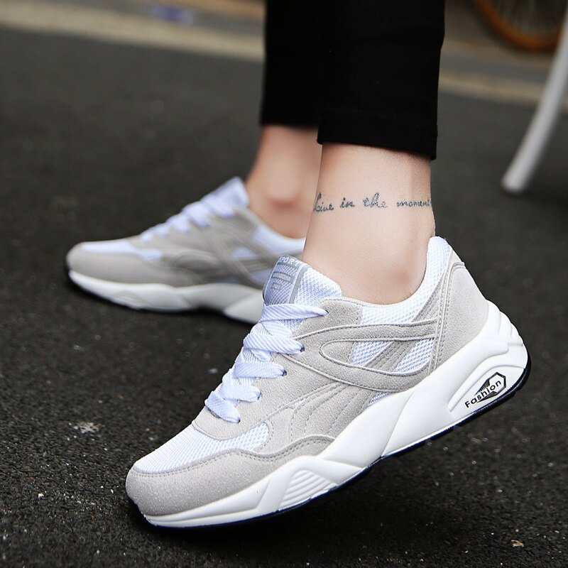 Kvinder fritidssko dame letvægts åndbare komfortable sneakers flade pink sko kvinder tennis feminino platform sko zapatos