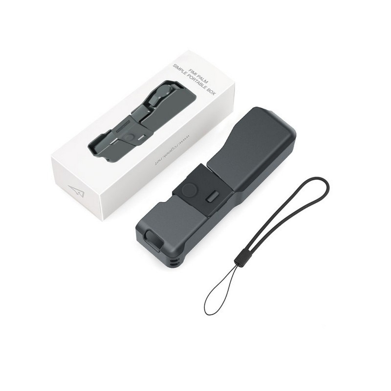 Boîte de rangement pour caméra de poche coque rigide étui Portable avec lanière de dragonne pour accessoires de caméra FIMI PALM