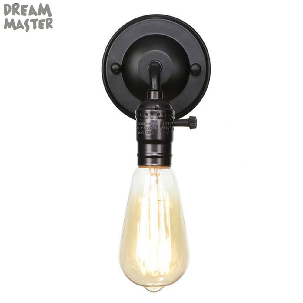 Vintage Wandlamp Moderne Slaapkamer Bedlampje Voor Woondecoratie Klassieke Wandlamp Verlichting Armatuur Knop Switch Blaker