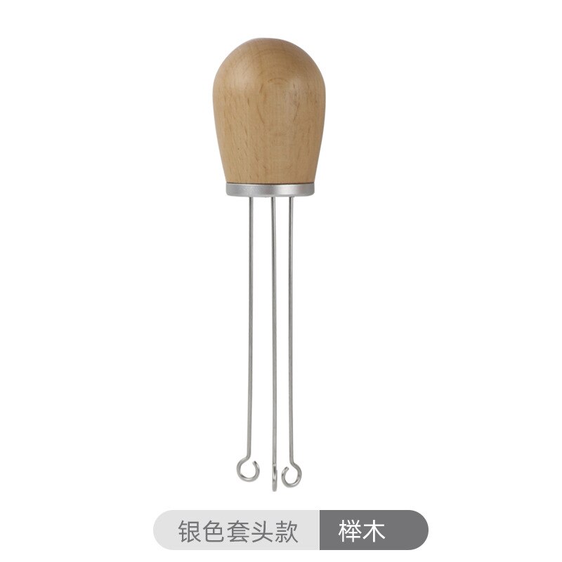 51Mm/54Mm/58Mm Koffie Bodemloze Filterhouder Wandrek Koffie Bodem Filter Houder Gemonteerd Rack Barita gereedschap Cafe Accessoires: Beech Needle