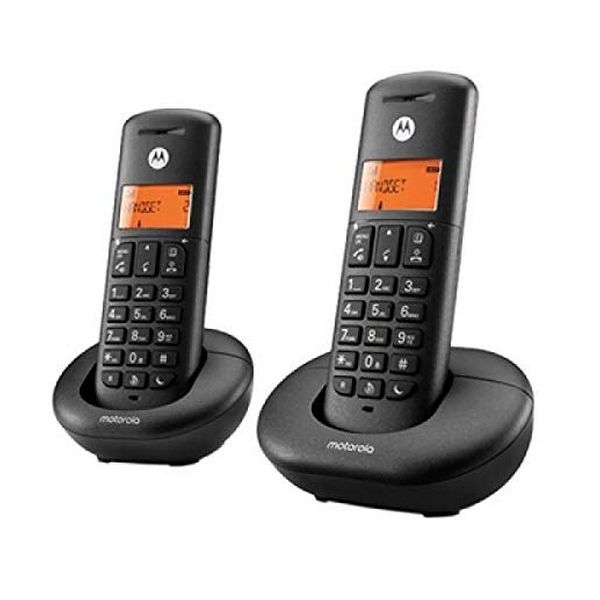Draadloze Telefoon Motorola F52000K50O2AES03 (2 Stuks) Zwart