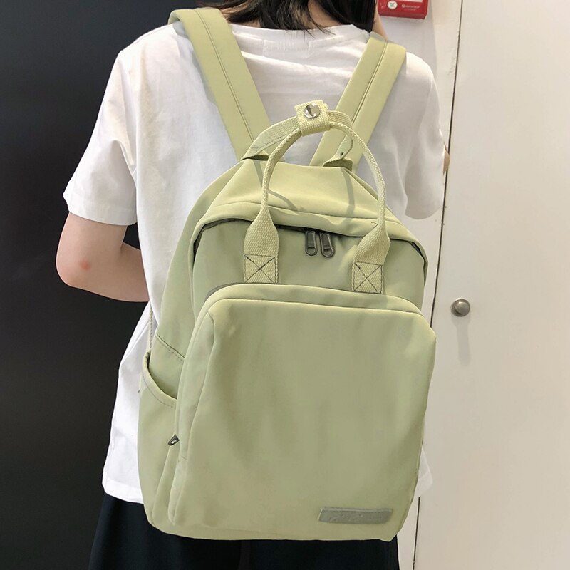 cute backpack tote women school bags for teenage girl kawaii nylon backpack lady luxury female bag Student book harajuku