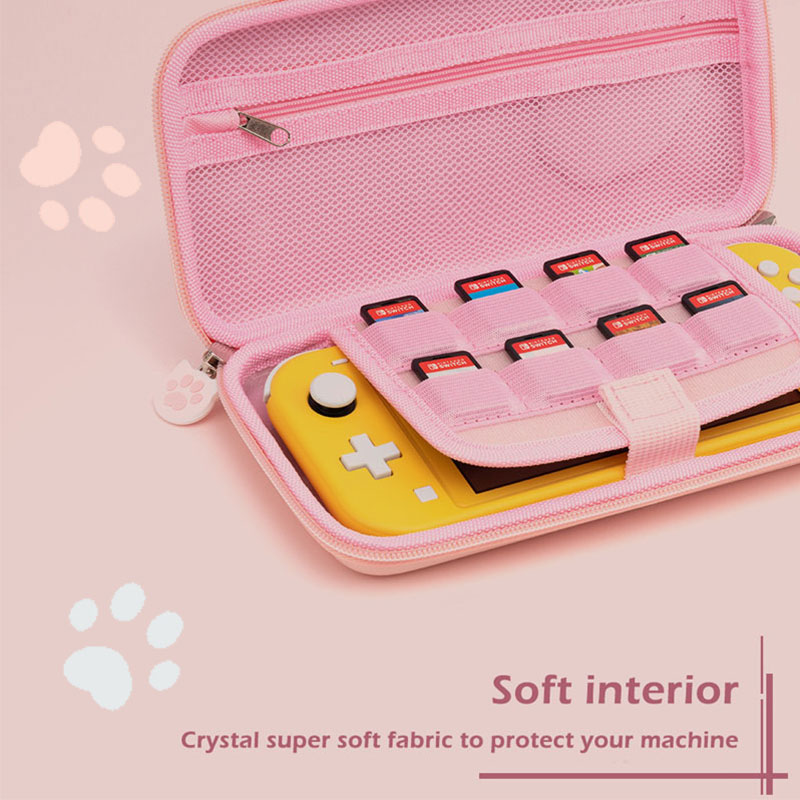 Nintend Switch Case Cat Claw CP Storage Bag NS Silicone Hard Shell Cover Box For Nintendo Switch Lite Game Console Accessories