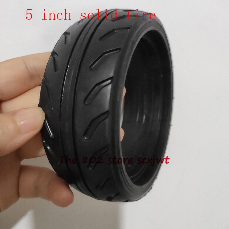 5 inch solid tire for balancing car, electric skateboard , Trolley Cart , baby carriage 5 inch rubber tyre