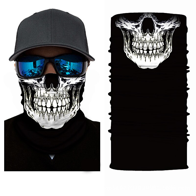 Stirnband Bandana Schädel Gesicht Maske Schal Maske Geist Sturmhaube Masken Radfahren Kopf Schal Nacken Halloween Party Gesicht Maske: 30