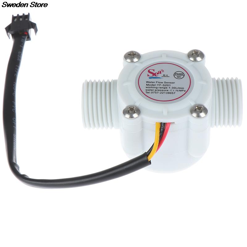 Meter Flowmeter Counter Sensor Control Effect Flowmeter Hall 1-30L/min For Arduino 1/2'' Water Flow Sensor Switch