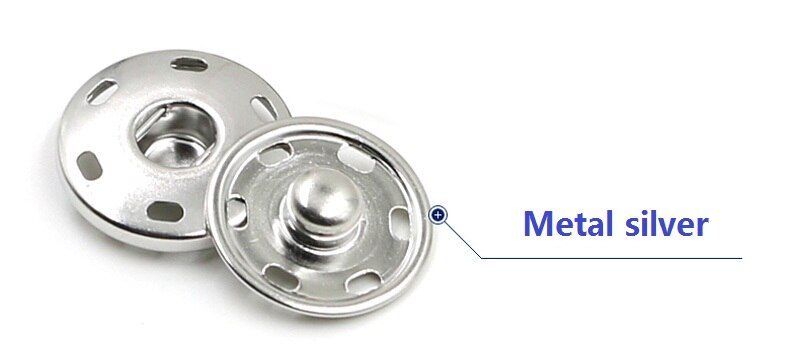 Metal, messing, trykknapper, trykknapper til tøj, kvinder, børn, syknap gør-det-selv størrelse 15mm