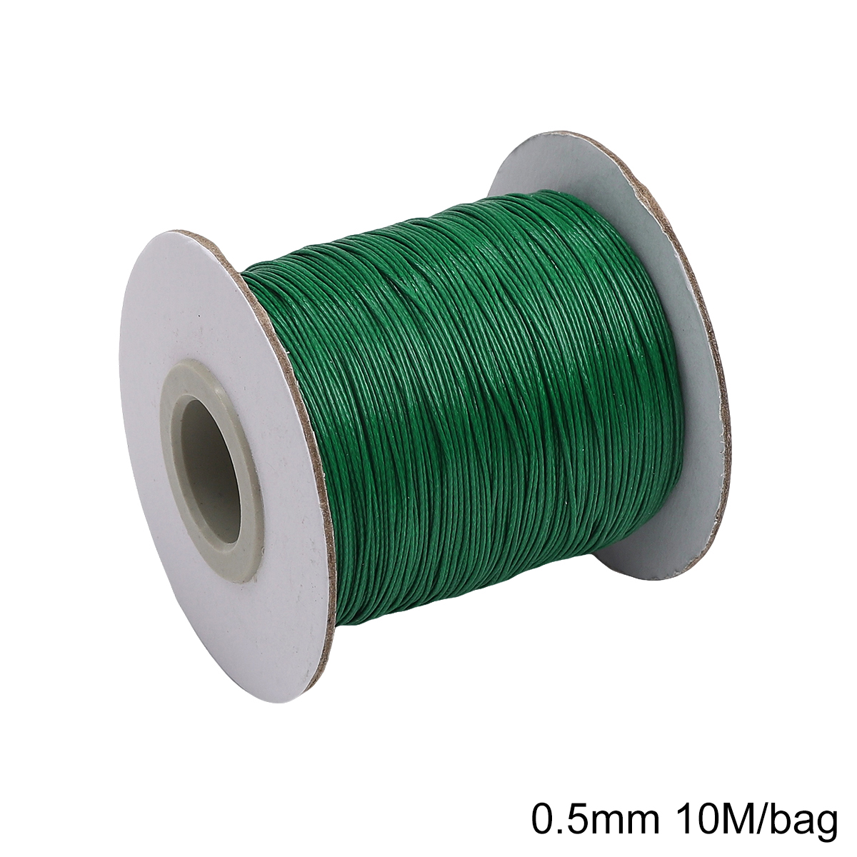 Cordão de algodão encerado coreano 0.5mm, fio encerado, colar, corda, contas para pulseira diy, descobertas de fabricação de jóias, 10 m/lote: Azul