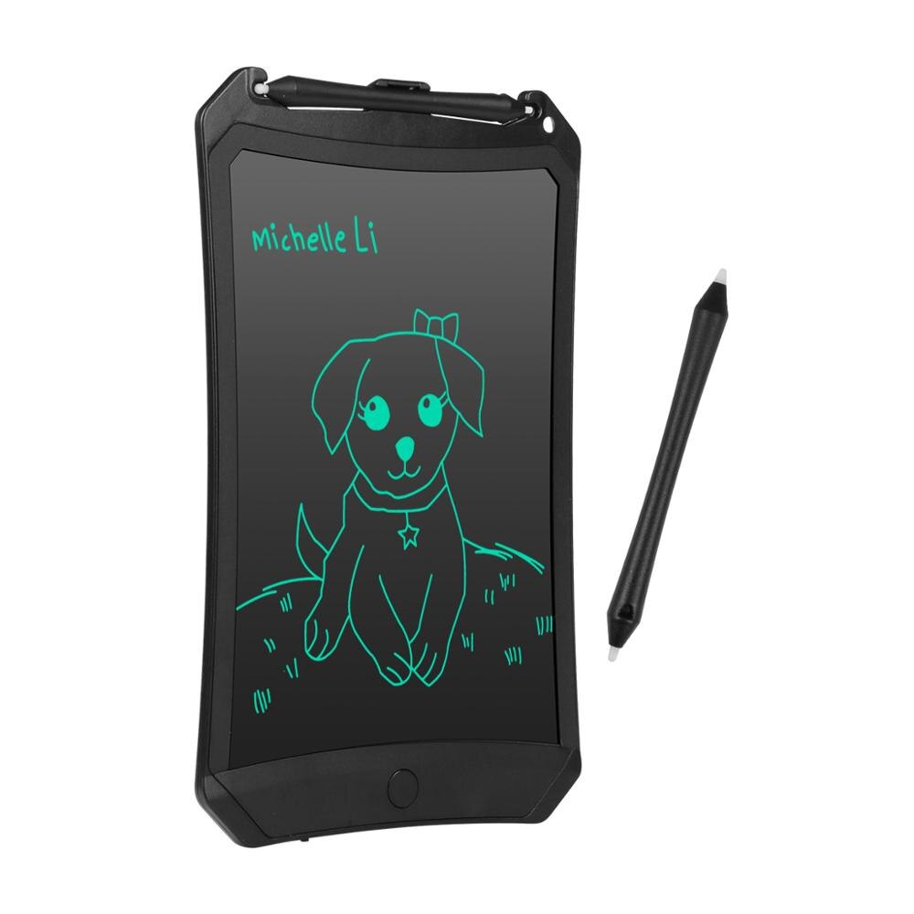 8.5inch LCD Writing Tablet with Pen Digital Drawing Electronic Handwriting Pad Message Graphics Board: black