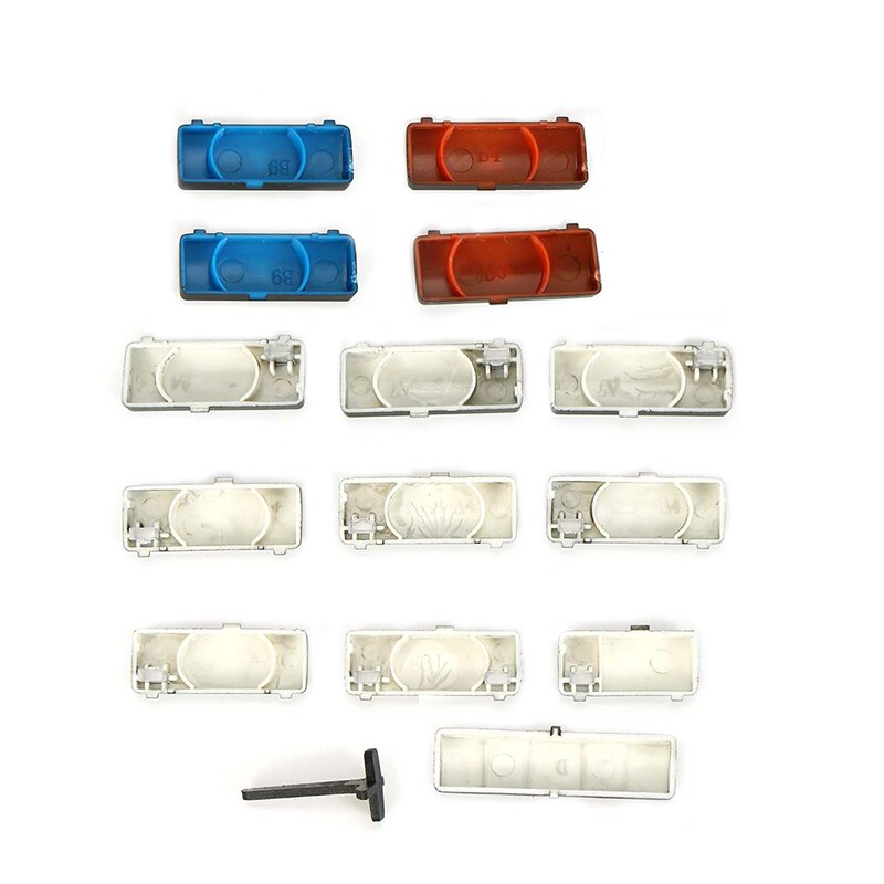 14 Knoppen Key Caps Vervanging Klimaat Een/C Control Bedieningspaneel Schakelaar Knoppen Cover Caps Voor Bmw E39 E53 525i 530i 540i M5 X5