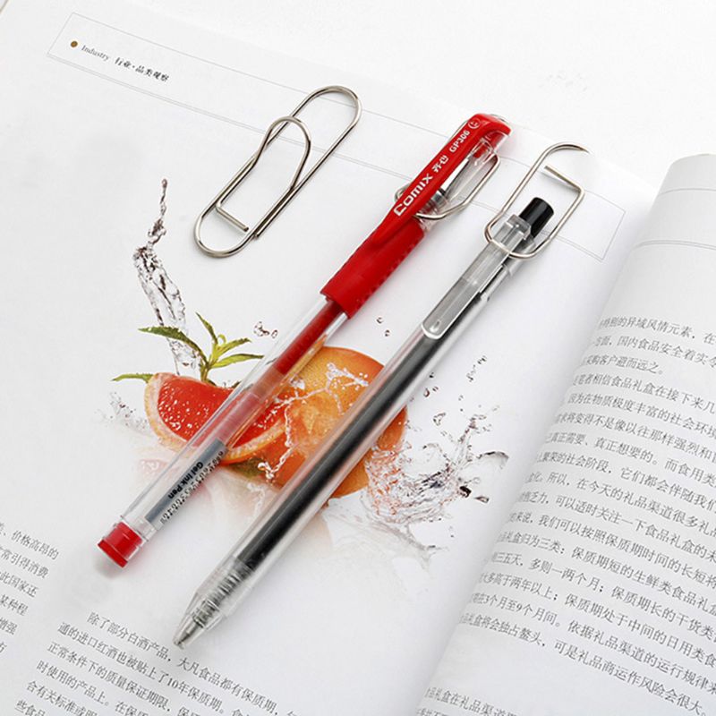 10 Uds. De Clips de Metal para bolígrafo, de papel fotográfico para Notebook, soporte para diario, papelería, suministros de oficina
