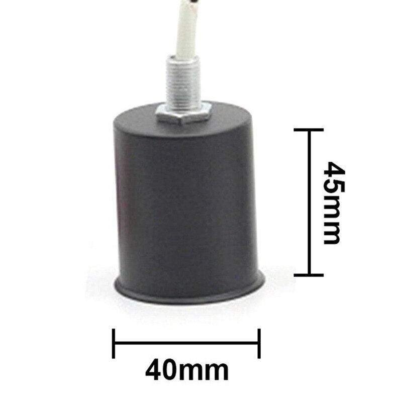 E27 keramische schroefvoet ronde led-lamp fitting houder adapter metalen lamphouder met draad