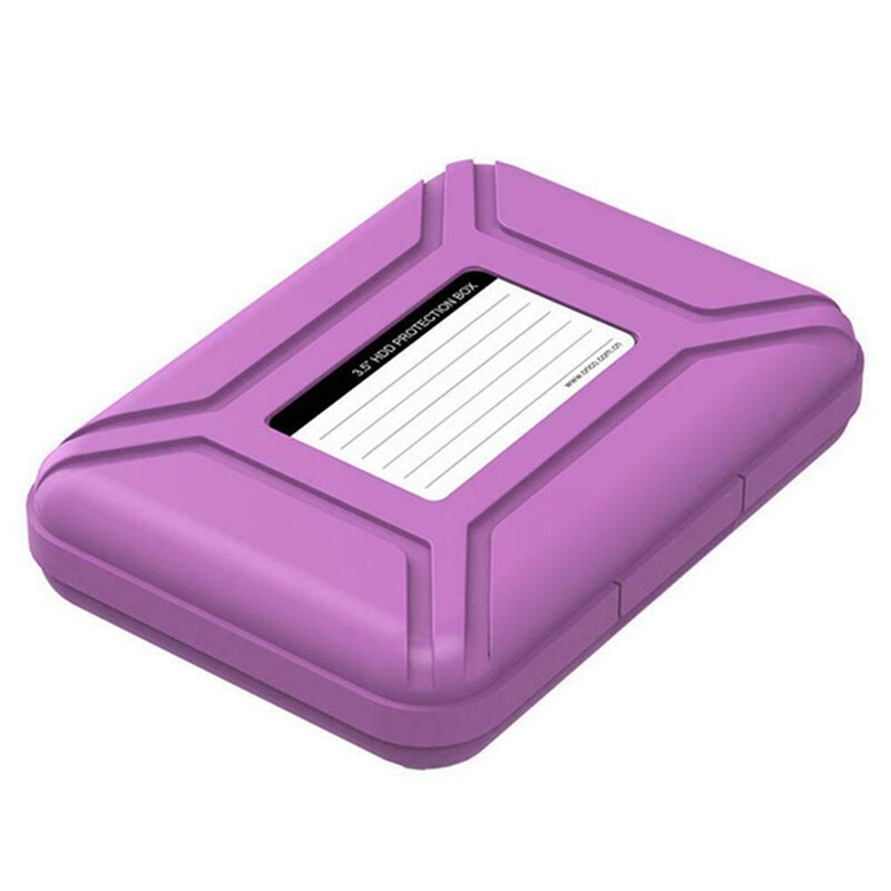 3,5 zoll Schutzhülle Kasten für Externe Festplatte Handy, Mobiltelefon HDD Harte Schutz Kasten PR: Violett