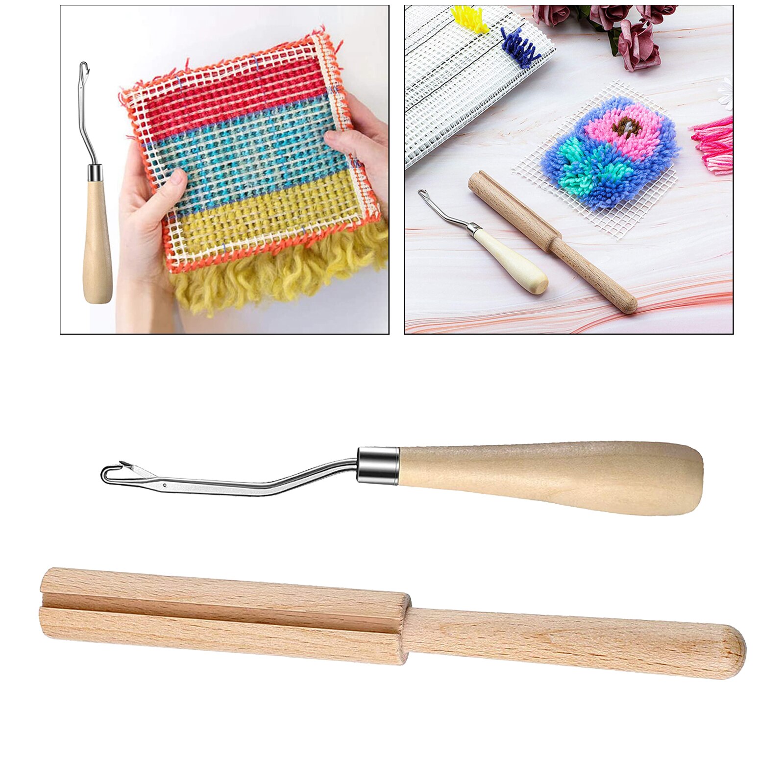 Yarn Cutter DIY Latch Hook Embroidery Crafting Needlework Crocheting Tool