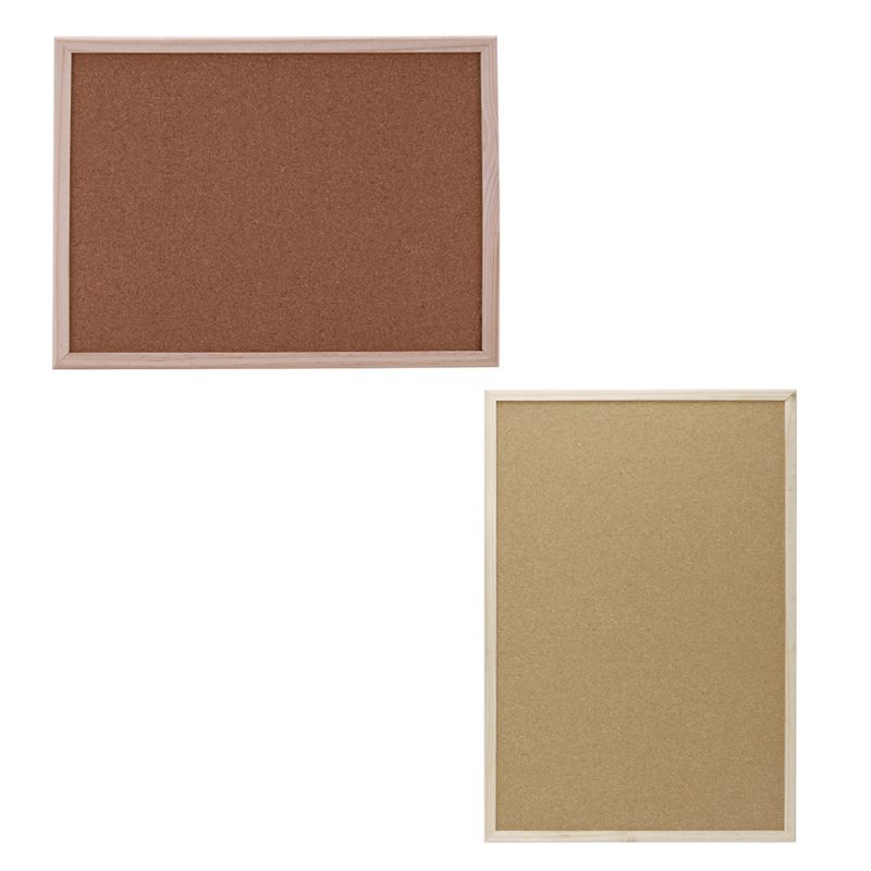 30x40cm Cork Board Drawing Board Pine Wood Frame White Boards Home Office Decorative