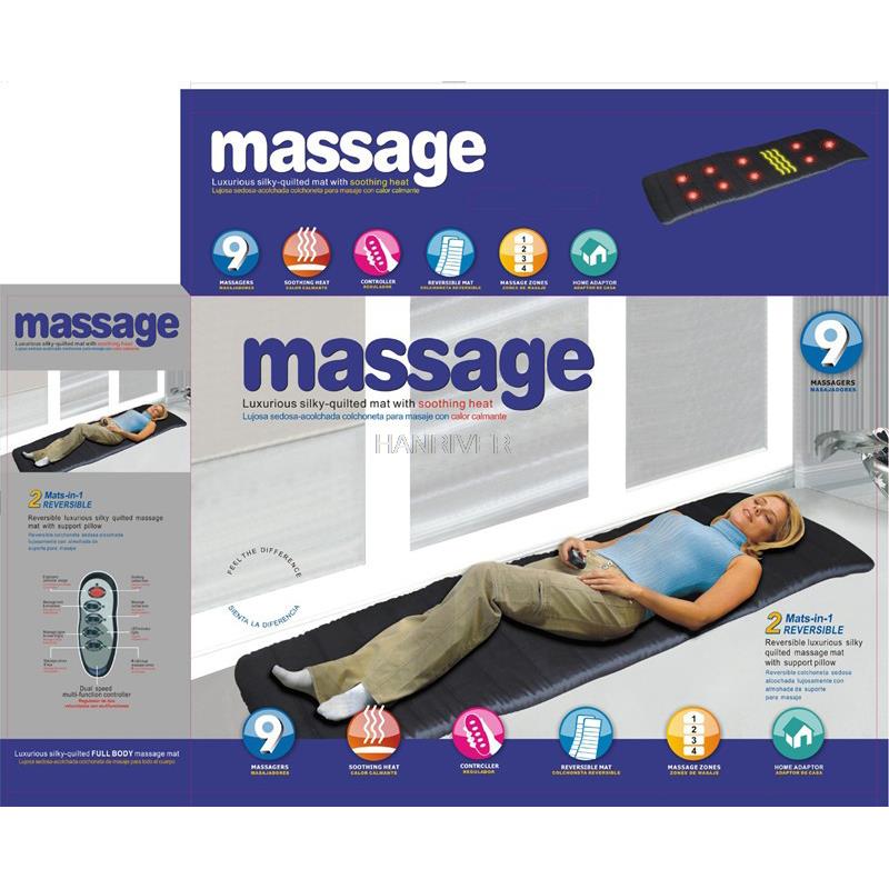 Materasso per massaggio con tormalina domestica per tutto il corpo riscaldamento testa vibrante collo massaggio elettronico terapia massaggiatore cuscino per letto