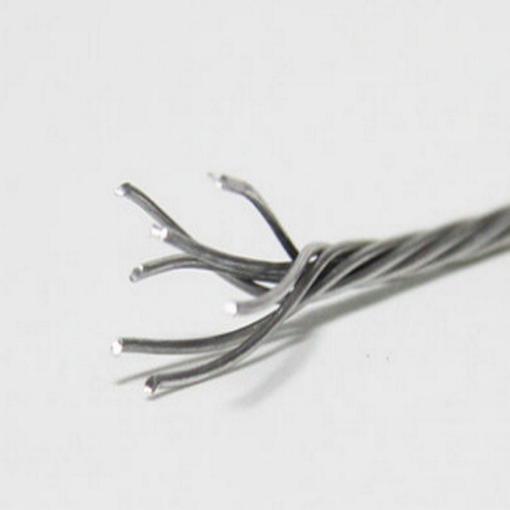 2.0mm 100m elektrisk hegn wire mange 1.8 tråde aluminium magnesiumlegering wire til elektronisk hegn højspænding puls kraftledning