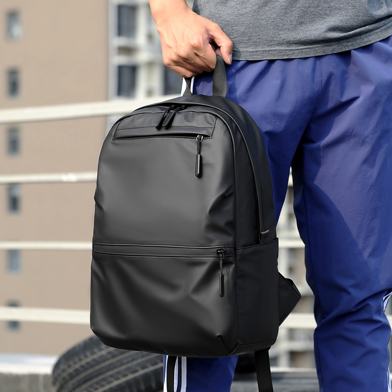 Fashionable Backpack Large Capacity Laptop Bag Waterproof Fabric Lightweight Shoulder Bag Casual Backpack