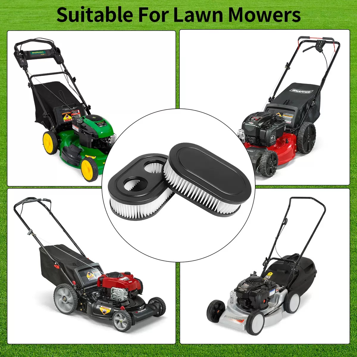 Air Filter 593260 798452 334404, Lawn Mower Replacement Filters For 4247 5432 5432k 09P702 500EX Series Engine