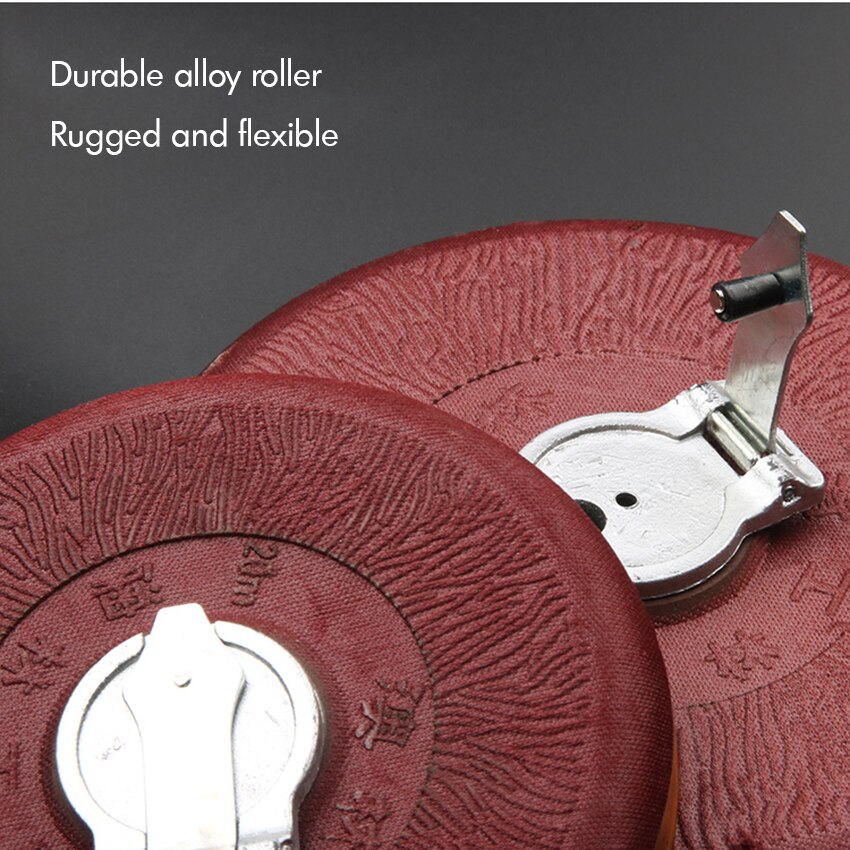 20M 30M 50M 100M Sackcloth Tape Measure for Construction Work Measuring Tape for Sewing Tailor Fabric Measurements Tape