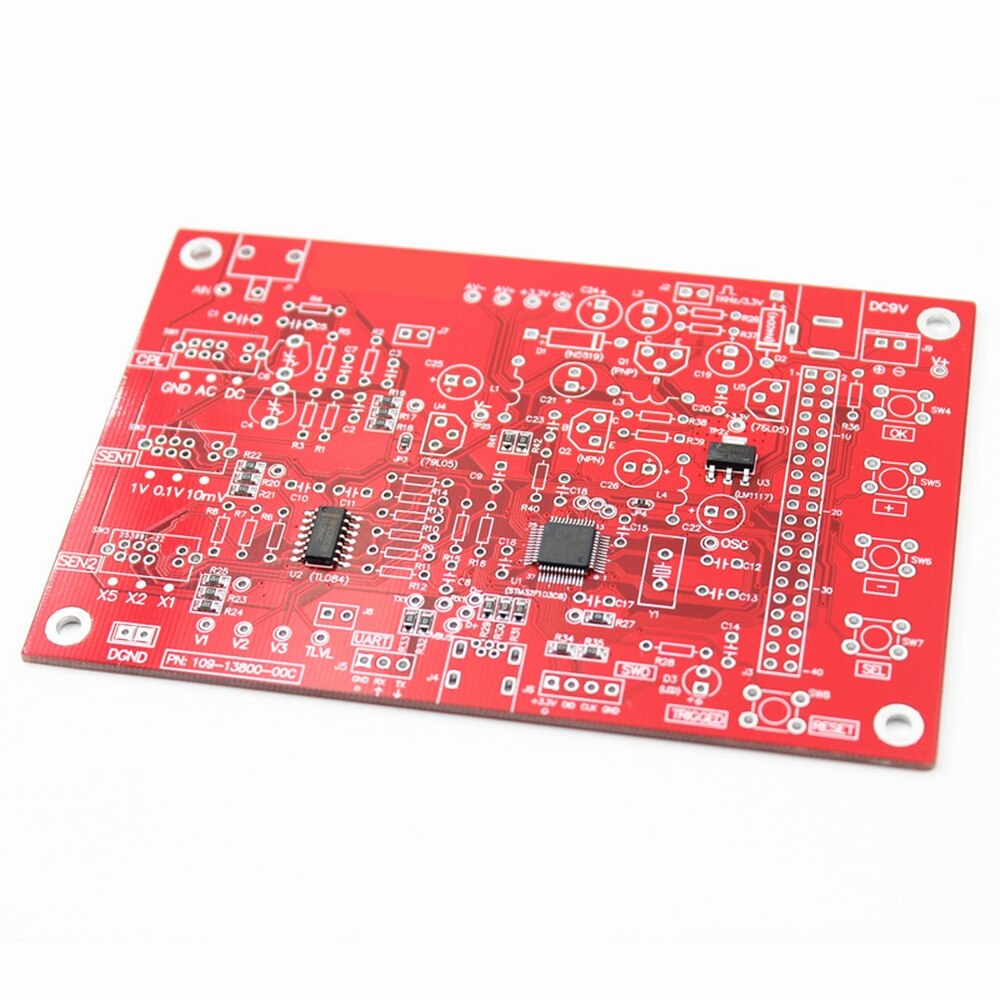DSO138 Digital Oscilloscope 2.4"TFT Handheld Pocket-Size Digital Oscilloscope Kit Parts for Oscilloscope Electronic Learning