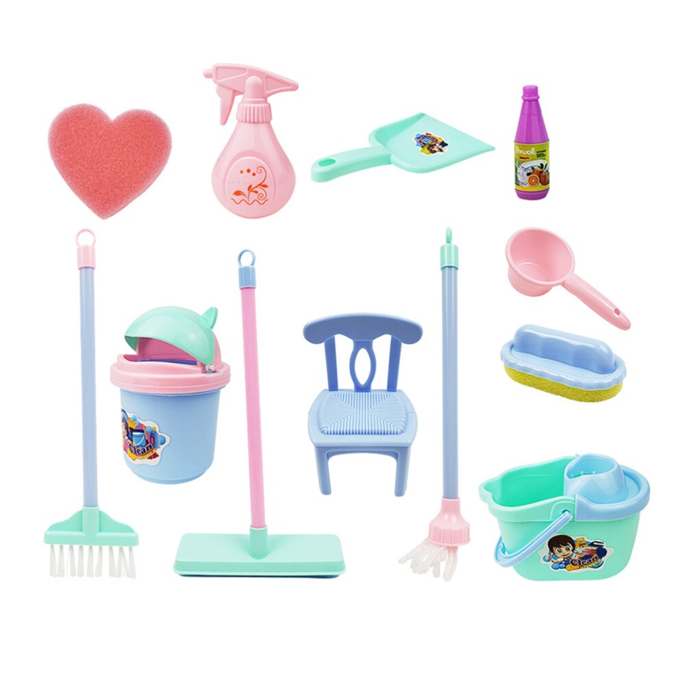 1 Set Grappige Schoonmaken Kids Play Huis Schoonmaken Apparatuur (Willekeurige Kleur)