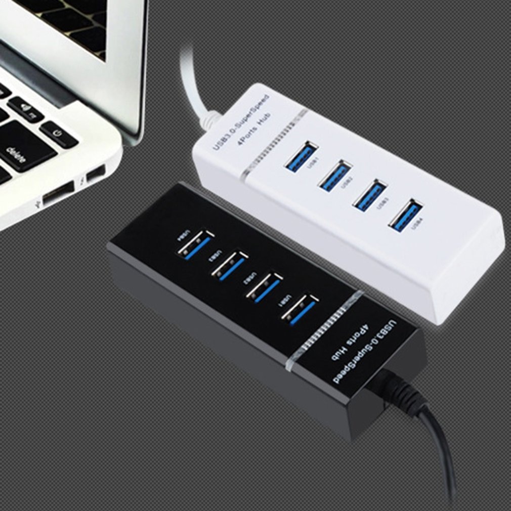 USB Hub 3.0 USB Splitter Multi USB 3.0 Hub Multiple 4 Port Hub Splitters Use Power Adapter Computer Accessories Hub For PC