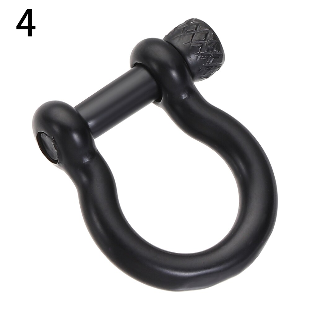 Stainless Steel Staples Carabiner Solid Brass Metal D Bow Shackle Fob Key Ring Keychain Hook Screw Joint Connector Buckle: A-4