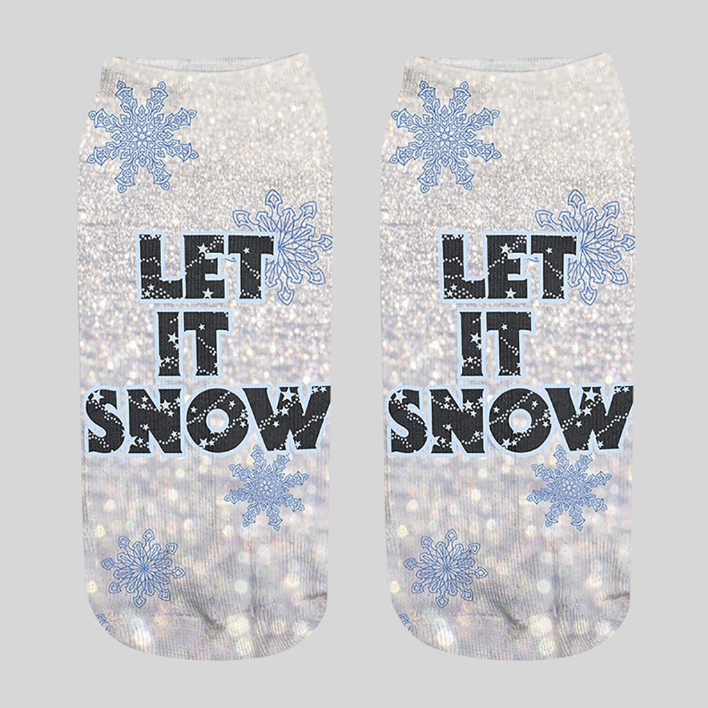 Unisex Ankle Sokken Kerst Grappige 3d Gedrukt Casual Sokken Grappige Comfortabele Leuke Low Cut Harajuku Skateboard Sokken #42: F