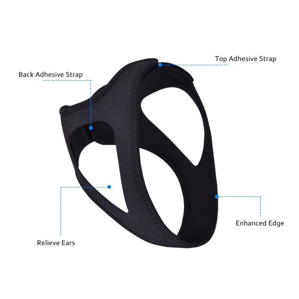 Sangle de menton Anti-ronflement, outil de Bandage pour aider à dormir la nuit, apnée du menton, directe