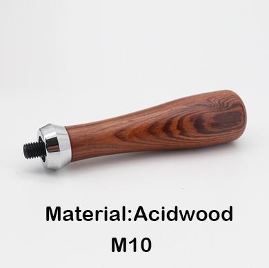 Espresso Koffie Filterhouder Handvat M10/M12 Koffie Machine Gereedschap Barista Accessoires Koffie Machine Gemodificeerde Massief Houten Handvat: A
