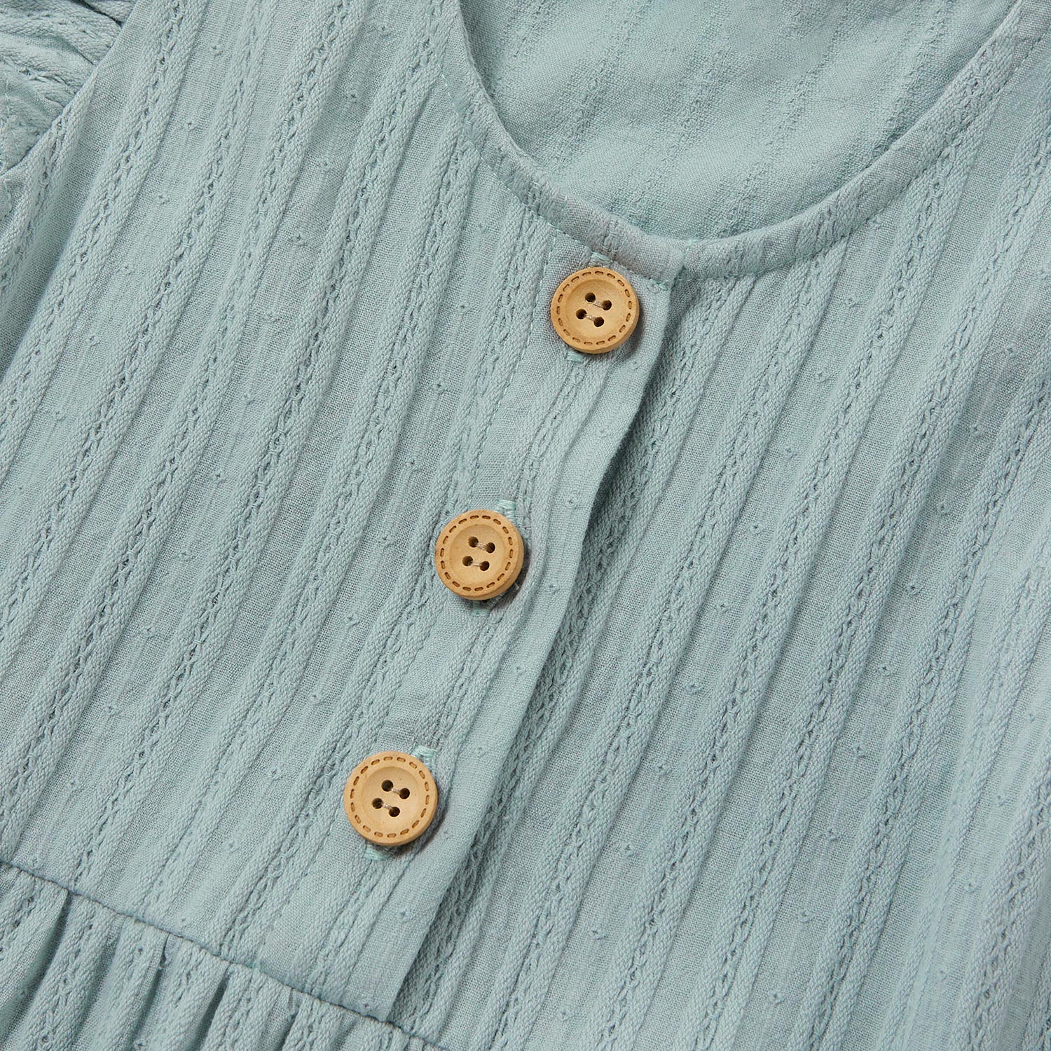 Patpat sommer bomuld solid flæse matchende kjoler matchende outfits mor og mig mor og børn tøj