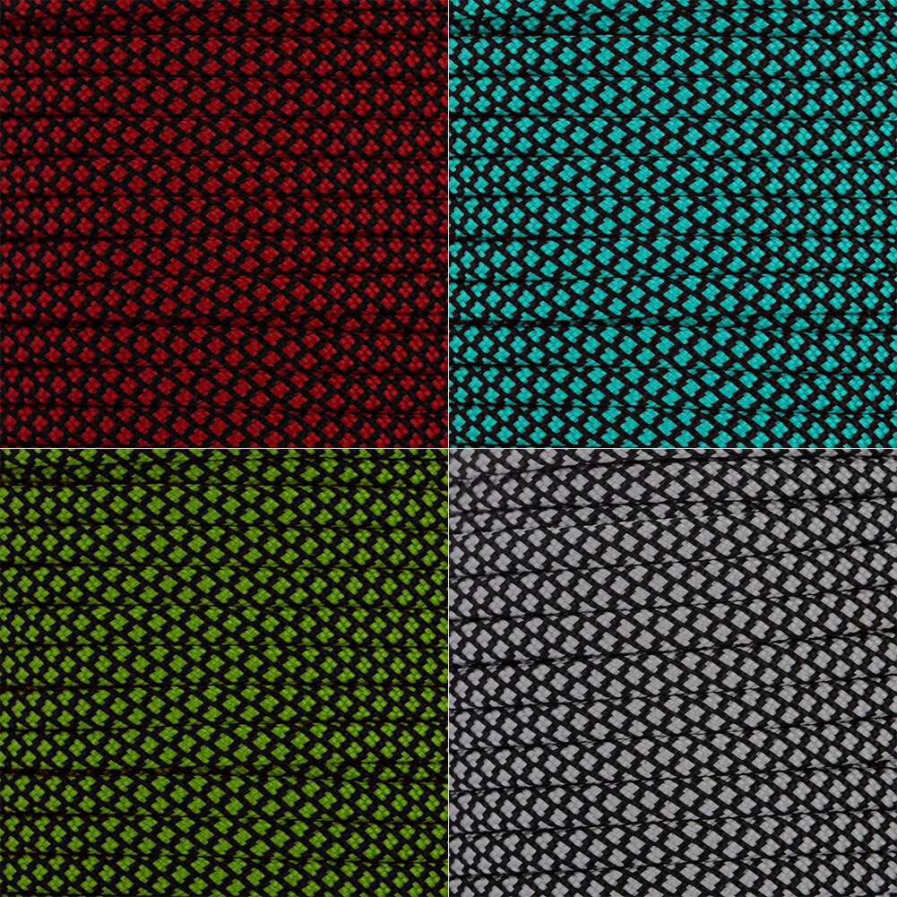 50M/164ft Paracord 7-Strand Parachute Cord Camping Draagbare Outdoor Elements Lanyard Tent Touw Voor Wandelen Camping