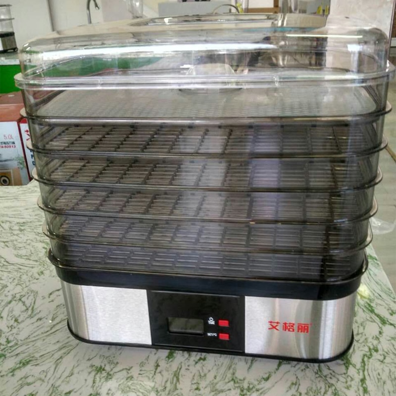 Household 5-layers fruit and vegetable dehydration machine commercial food dehydrator dried fruit machine food dryer 220V 250W