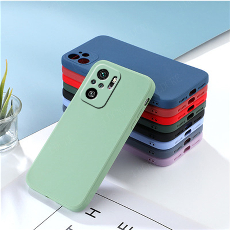 Pour la Couverture Xiaomi Redmi Note 10S Pour Redmi Note 10S Capas Antichoc TPU Étui Souple Pour Redmi Note 10S 10 Pro Fundas